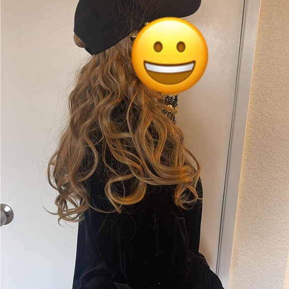 Baseball Cap Extensions For Women Adjustable Hat With Synthetic Wig 20inch - Picture 5 of 7